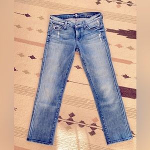 7 for All Mankind cropped straight Jean 25